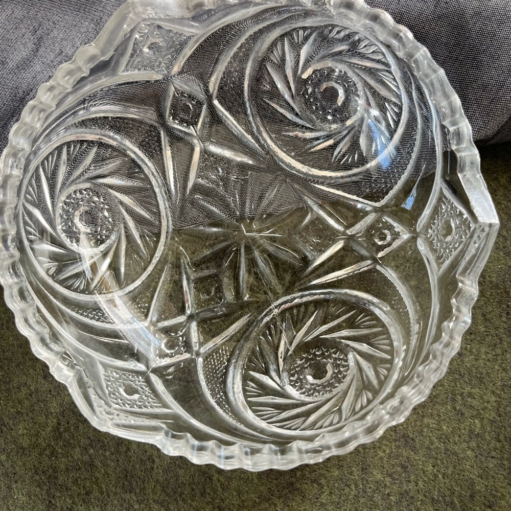 50s/60s American brilliant hand cut finger bowls